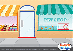 Shops background Shops background